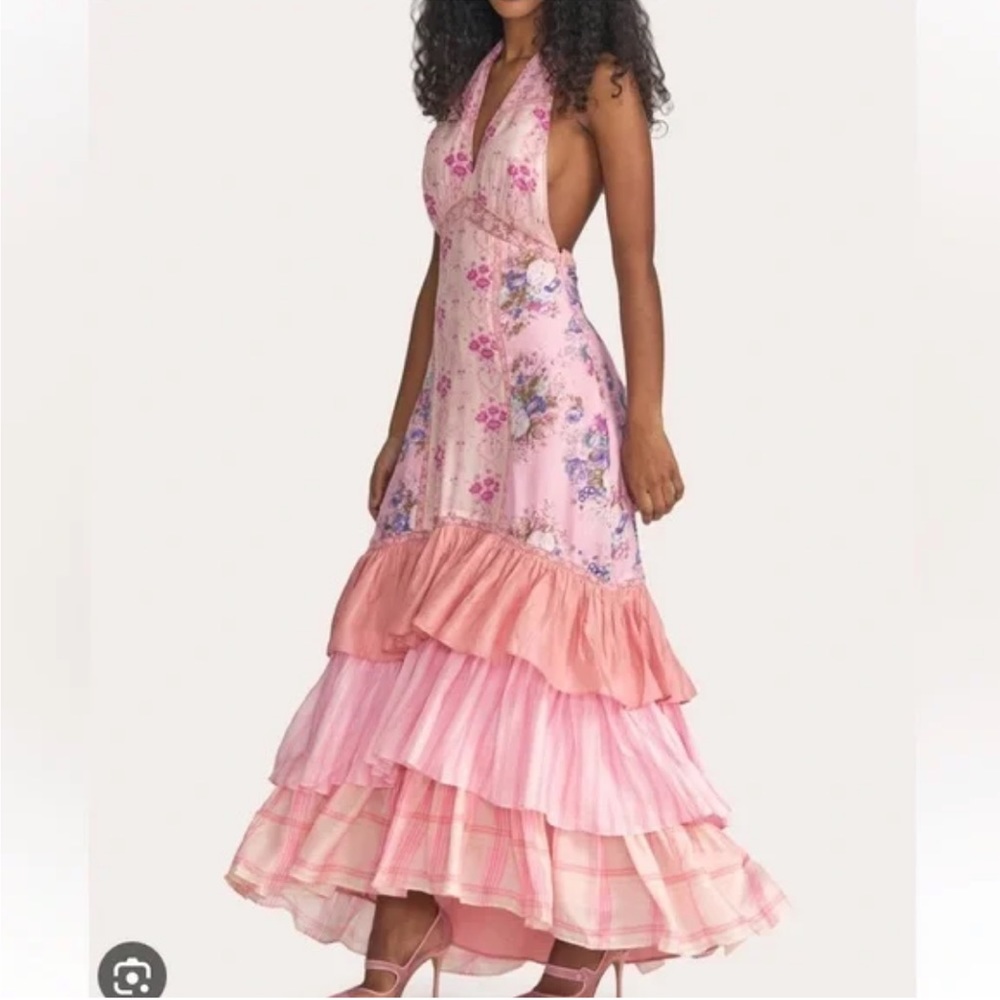 LOVESHACKFANCY Silk Dress Founder Favorite - Picture 3 of 3